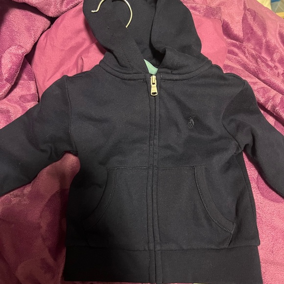 Ralph Lauren Navy Blue 2 piece set (9months) - Picture 2 of 2